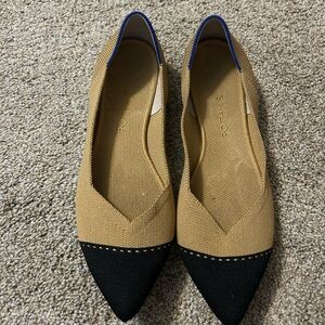 Rothy’s Point - Camel Cap Toe - size 10.